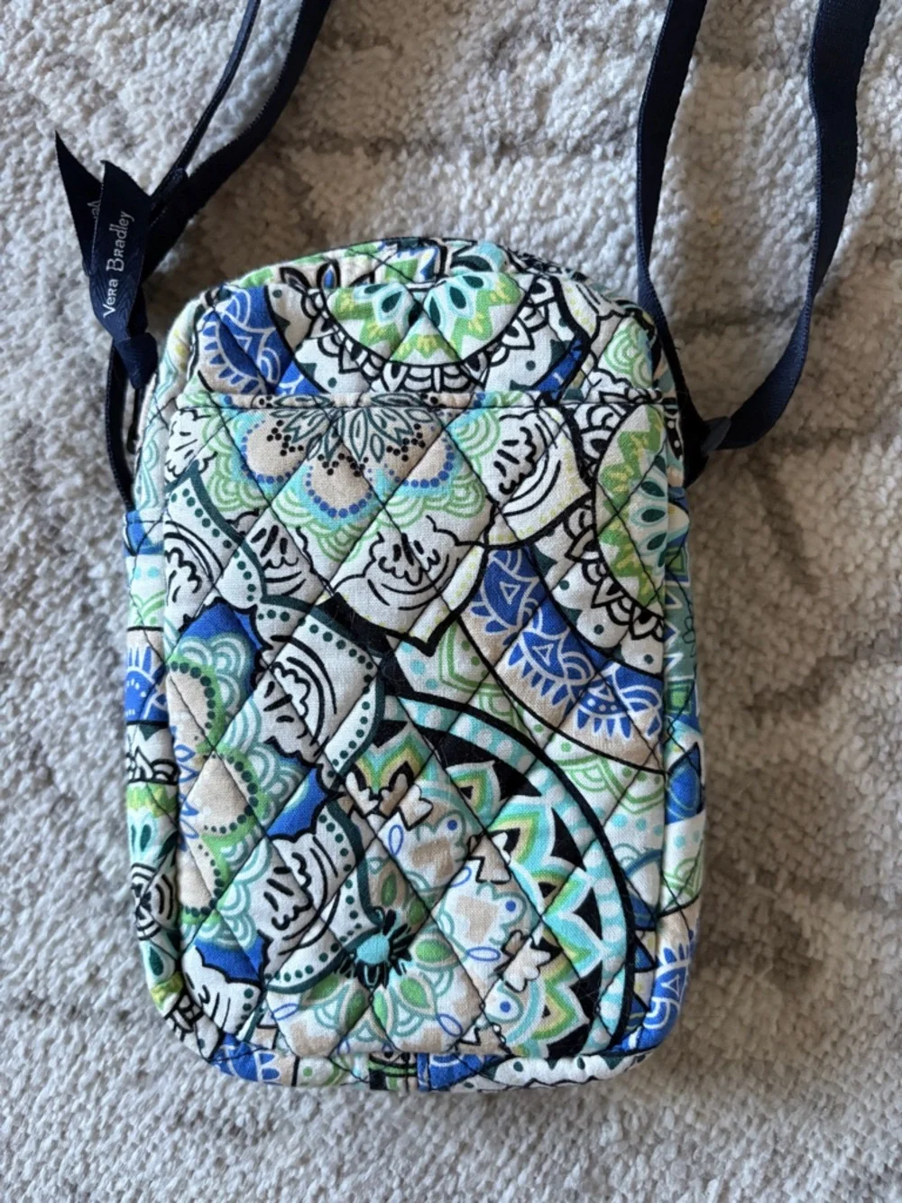 Vera Bradley Crossbody Bag in Blue & Green - Picture 5 of 6